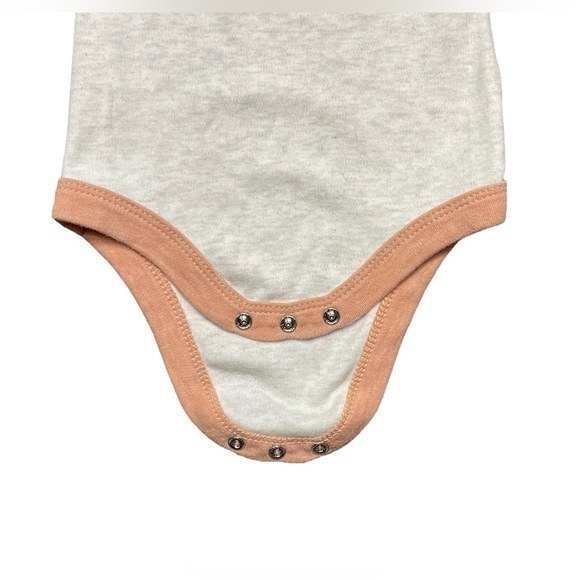 Disney Baby "Friendsgiving" Mickey Mouse & Friends Onesie in‎ Gray Size 0/3M - Picture 3 of 5